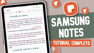 Samsung Notes [TUTORIAL] Como Usar o Samsung Notes Passo a Passo