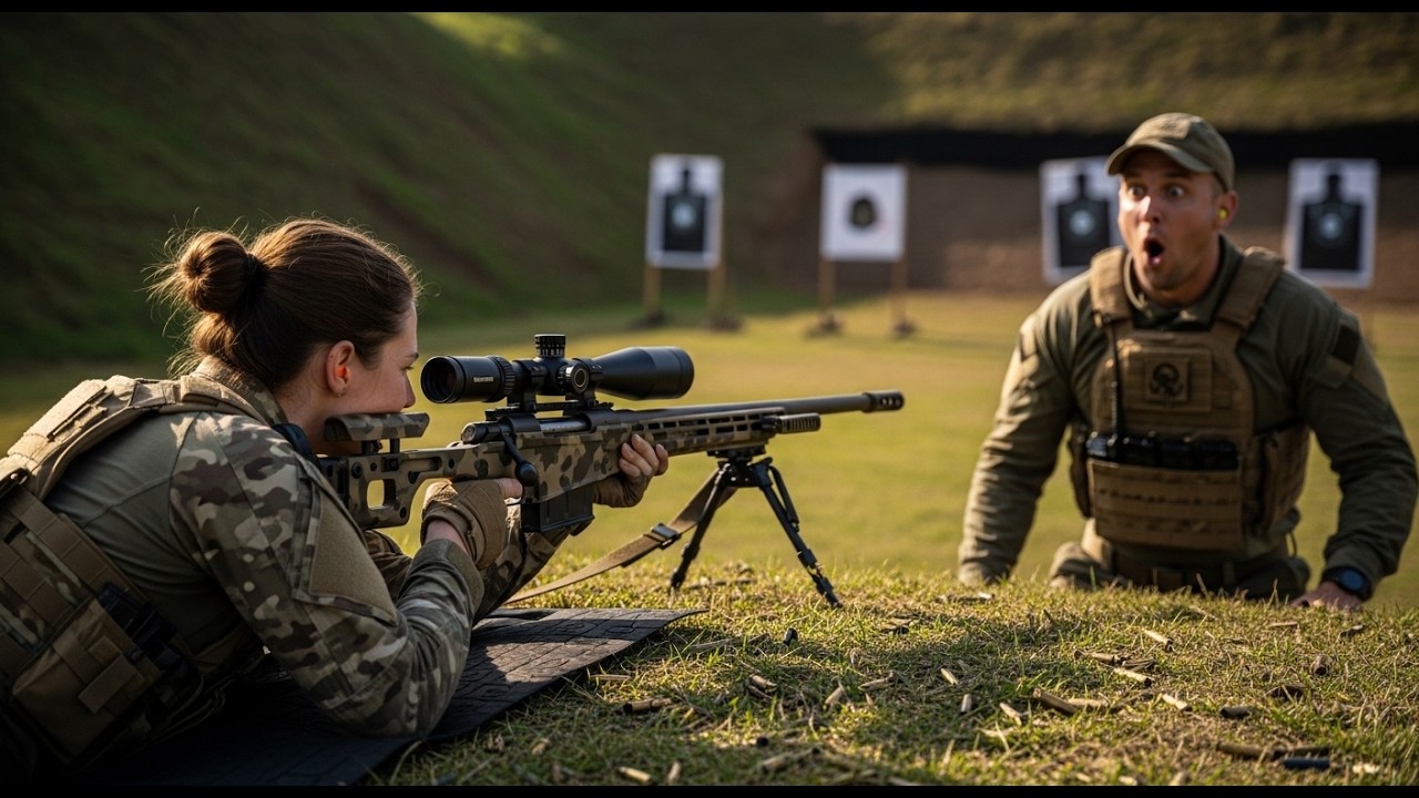 “Want to Hold a Gun?” The #1 SEAL Sniper Mocked Her—Seconds Later, She Shattered His 10-Year Record