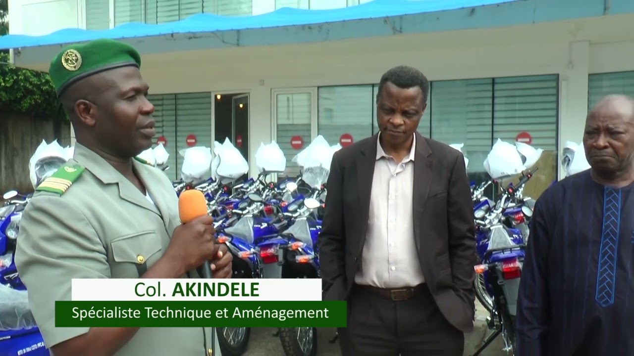 Remise de matériel roulant aux acteurs impliqués dans la réhabilitation des forêts classées