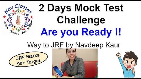 2 Days Mock Test Challenge Are you Ready !!