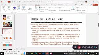 Basics of Searching for Keywords