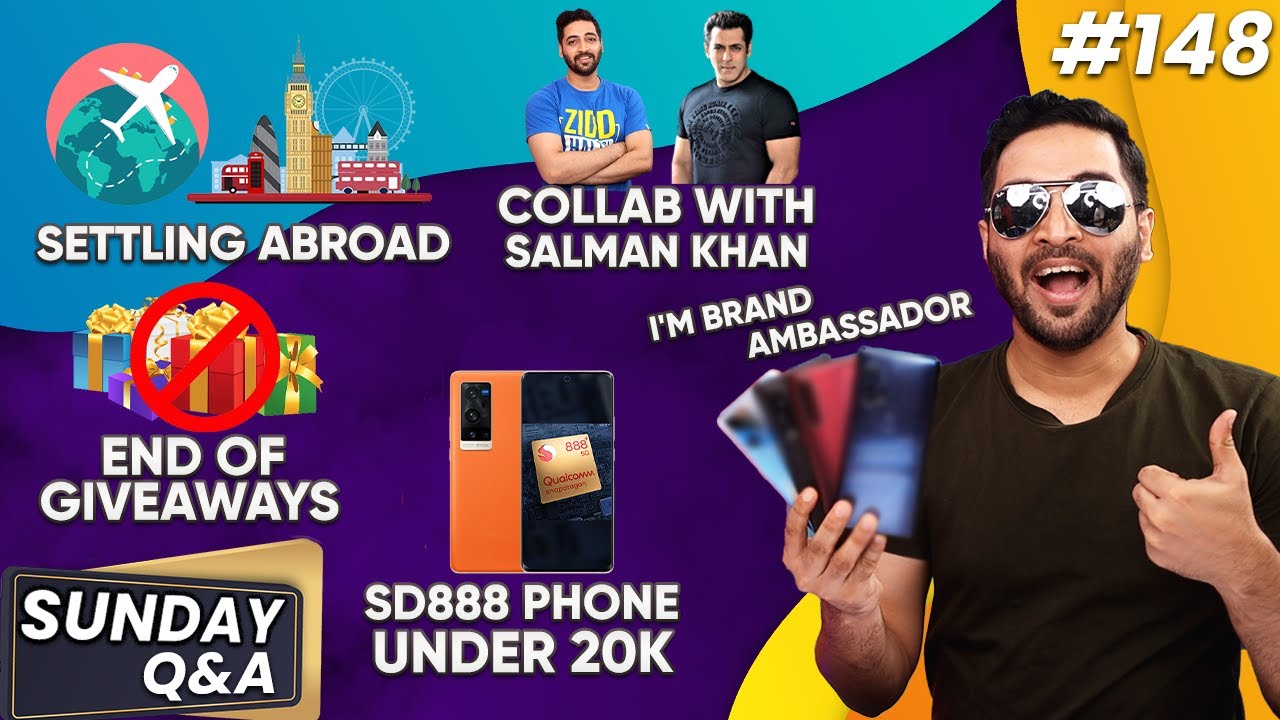 #AskRuhez - I'm Brand Ambassador,SD888 Phone Under 20k,Collab With Salman Khan,End Of Giveaways
