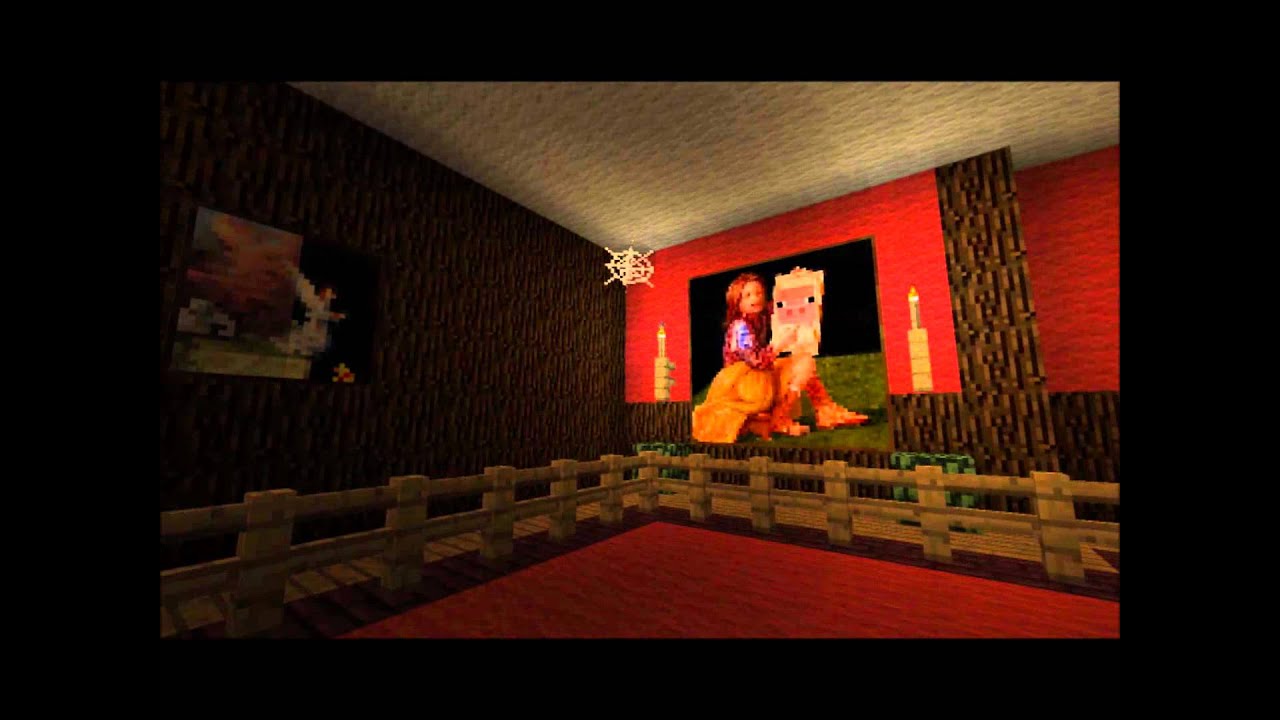 Minecraft - Le manoir hanté de Disneyland Paris - YouTube