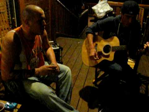 Jerid Mullis singing and Jake Underwood playing guitar to Jason Aldean Lonesome USA