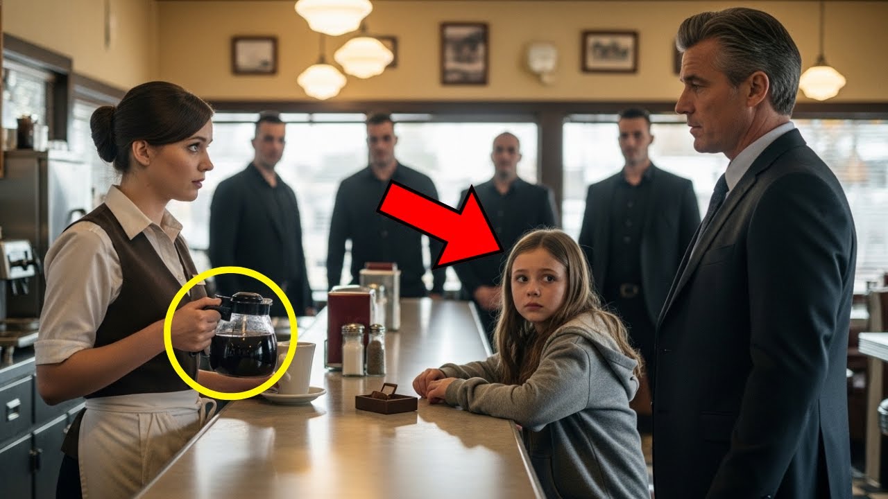 A Waitress Helped a Quiet Girl Every Morning — Until Her Father Walked In  With 4 Bodyguards