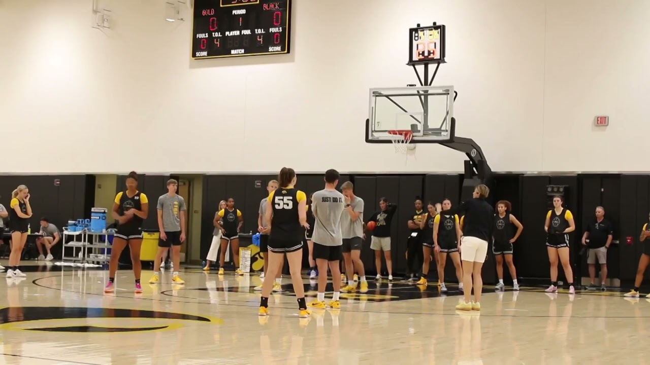 Iowa women's basketball offseason practice
