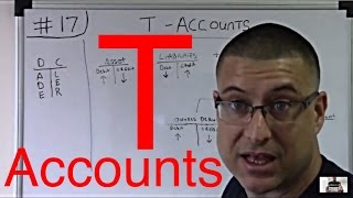 Accounting For Beginners #17 / T-Accounts / Debits and Credits / Accounting 101 Accounting For Beginners #17 / T-Accounts / Debits and Credits / Accounting 101