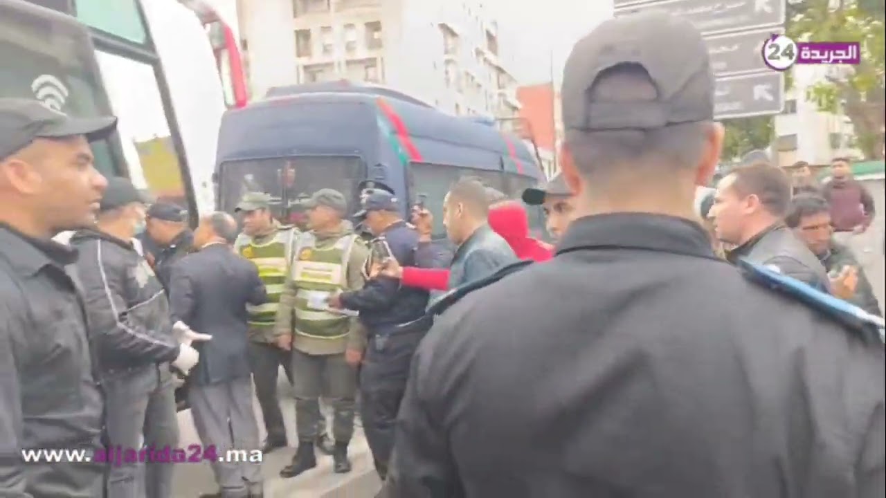 بعد الفوضى التي عرفتها مدينة الدارالبيضاء ترحيل عدد من المهاجرين الغير شرعيين بمنطقة عين السبع