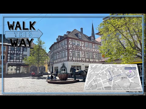 Alzey 2021 - City Walking Tour 4k