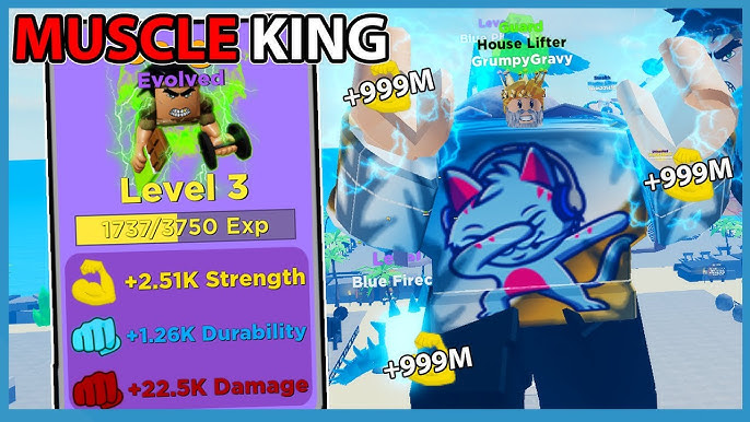 RICH NOOB BECAME THE STRONGEST! GOT MAX SIZE & MUSCLES!