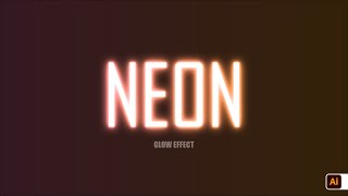 Make Your Own Neon Glow Text Fast Adobe Illustrator Tutorial