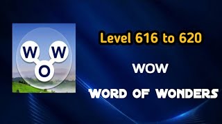 Word of wonder Level 616 to 620 || Ds gaming club screenshot 4