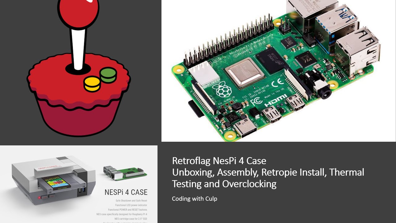 Retroflag NESPi 4 Retropie Case - Unboxing, Assembly, Setup and