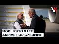 G7 Leaders Welcome India, Kenya &amp; South Korea For High-Stakes Summit In France | VERTEX