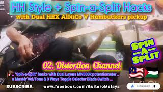 HH Strat w/Spin-a-Split Hacks + Alnico V Hex Humbuckers 