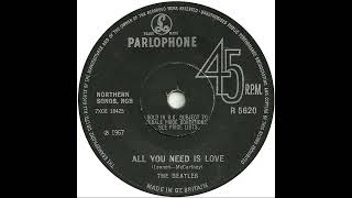 UK New Entry 1967 (171) The Beatles - All You Need Is Love
