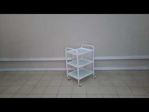 Тележка косметологическая MZT-099-1 white, видео 1