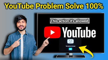 How to fix Youtube not working Smart tv | LED me YouTube nahi chal raha | this action it