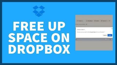 How To Remove Dropbox Files And Folder? Free Up Space In Dropbox (2023)