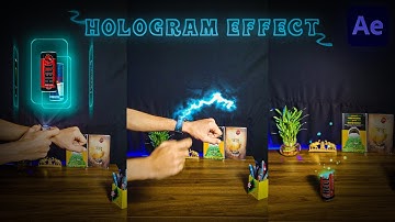 How to create hologram effect in after effects ? | After effect tutorial