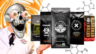 5 Most Strongest Caffeinated Coffees in the World! | Reviewed