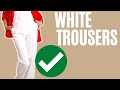 How To Style White Trousers Women Over 50 How To Style White Trousers Women Over 50