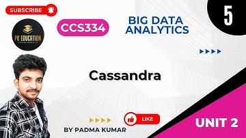2.5 Cassandra | Big data Analytics | CCS334 | Anna university R2021 in Tamil