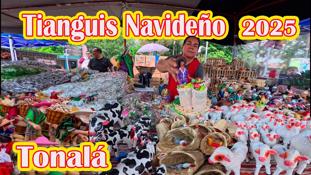 Tonalá Se Inaugura el Tianguis Navideño 2025