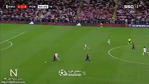Alejandro Balde GOAL 1-4 - Real Madrid vs FC Barcelona 2024-25 Spanish Super Cup Final