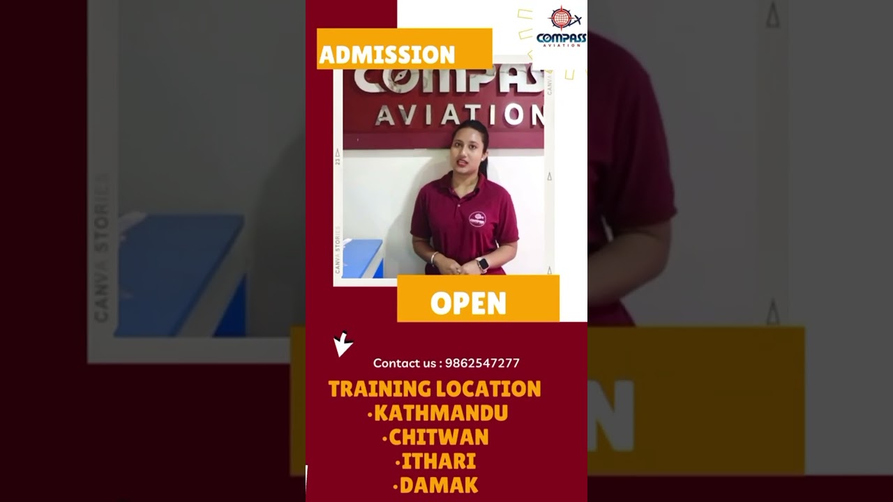 Compass aviation International Air Hostess Training 