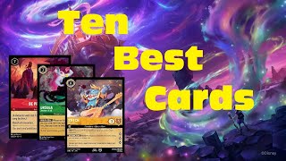 What are the 10 Best cards in Lorcana?