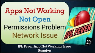 How To Fix IPL Fever App not working | Not Open | Space Issue | Network & Permissions Issue screenshot 1