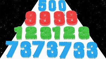 Crowd Number 3D vs Canvas Run - All Level Gameplay (Freeplay, Math Game) New Update