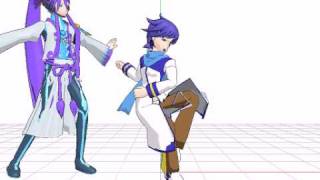 Get down with Kaito and Gakupo [MMD]