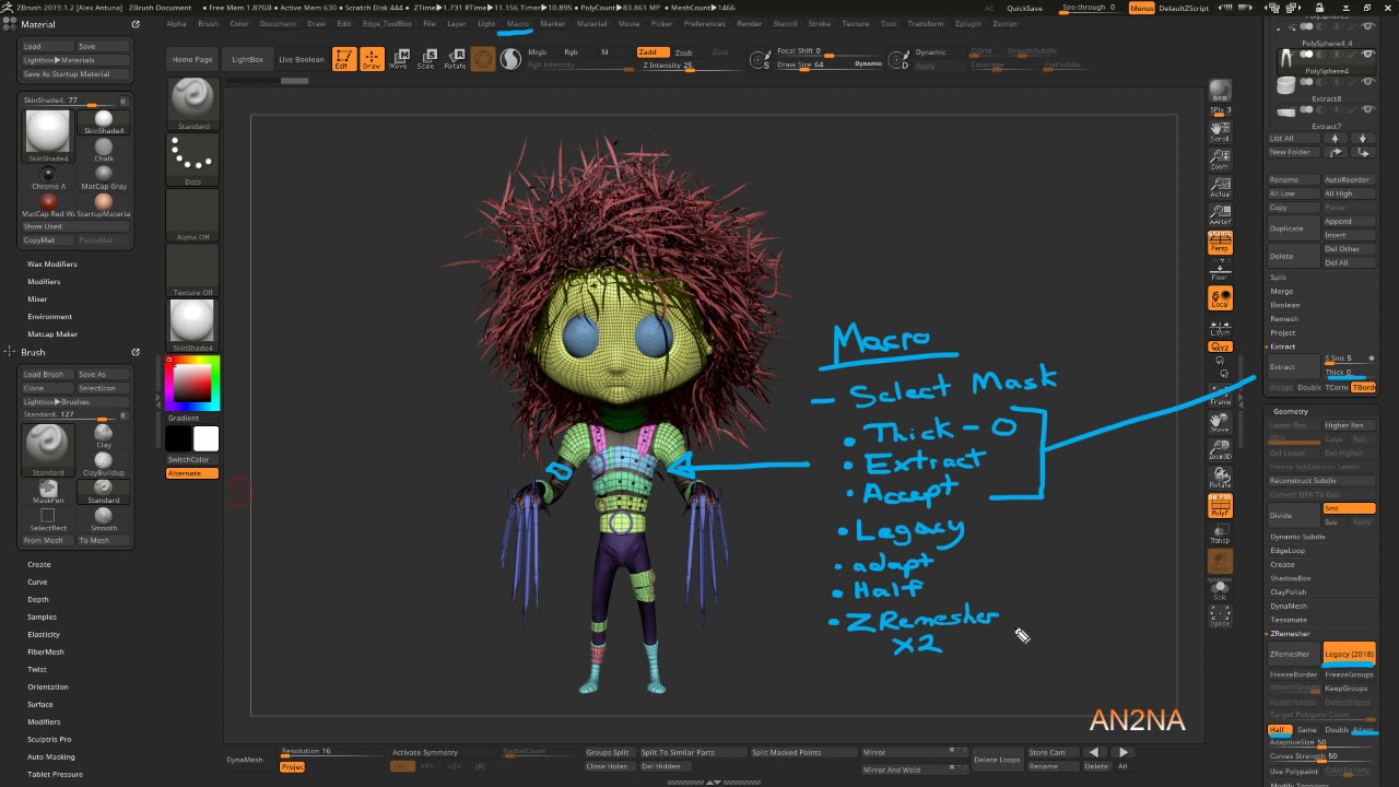 Zbrush Macro Tips - YouTube