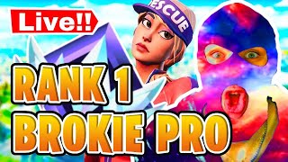 🔴 RANK 1 BROKE FORTNITE PRO 😭🤯