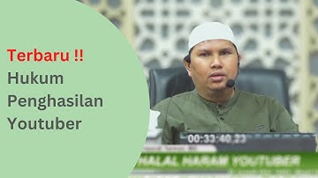 Terbaru !! Hukum Penghasilan dari Youtube Menurut Ustadz Erwandi Tarmizi