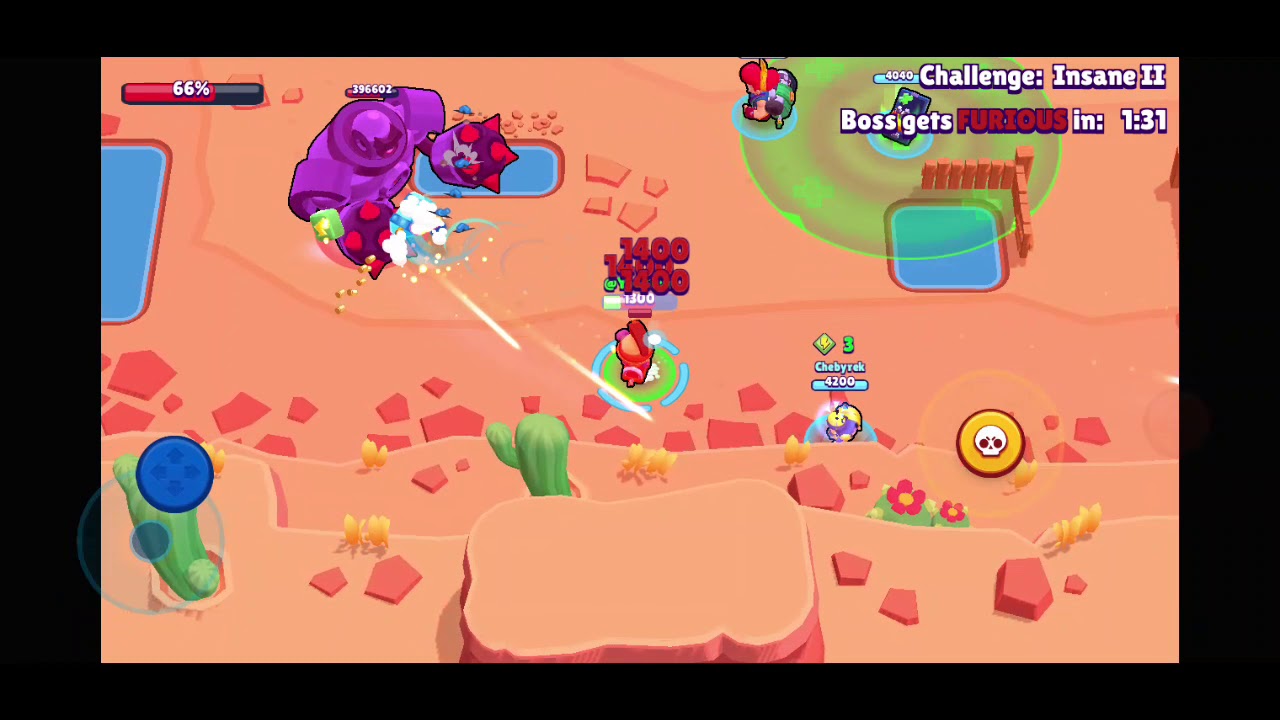 Hog Ryer Brawl stars /Hog Ryder Carl(boss fight)insane 2 გამოგვივა მოგება?!თუ ...