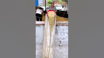 In the process of handling wheat, good tools can improve efficiency