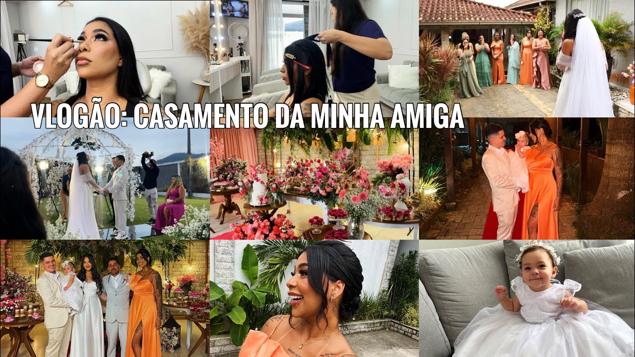 VLOGÃO: Casamento da minha amiga| Arrume-se comigo + Missão padrinhos e daminha ✨