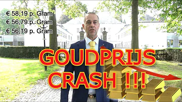 GOUDPRIJS CRASH !!!