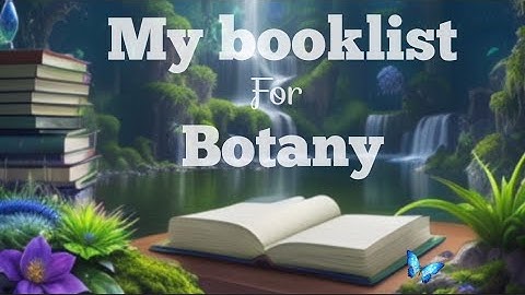 My booklist 📚|| (RPSC-Assistant Professor Botany)