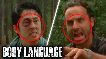 Body Language Analyst Reacts To Rick Shouts At Glenn | The Walking Dead