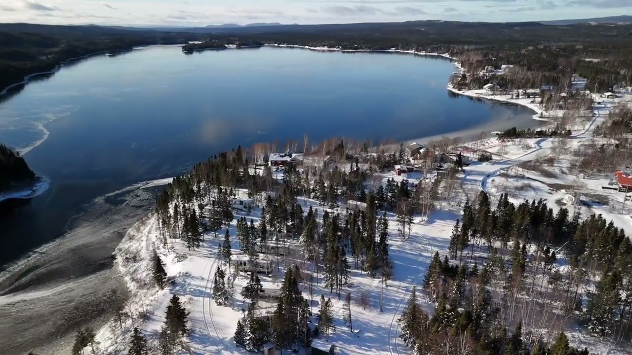 Drone At Burnt Berry RV Park, Newfoundland 