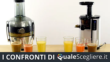 A cosa serve l'estrattore di succo?