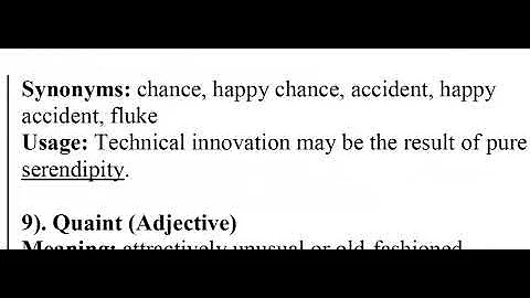 Serendipity meaning in English, pronounciation, synonym & usage