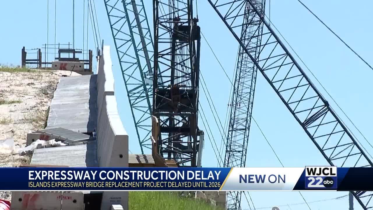 GDOT now says new span of Islands Expressway Bridge won't open to traffic until 2026