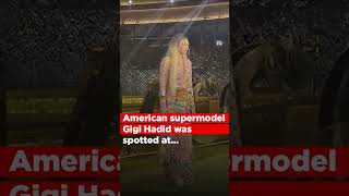 American Supermodel Gigi Hadid Made A Stunning Appearance At The Inaugural Ceremony