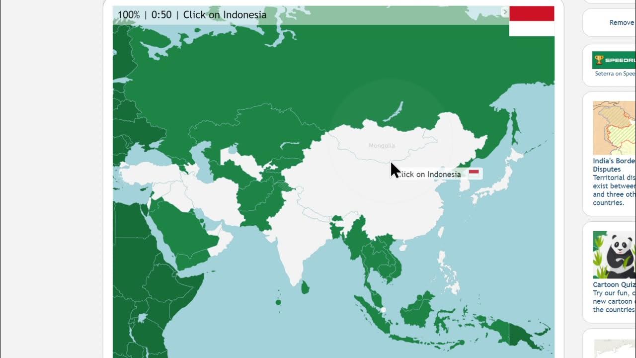 All Countries Of Asia On Sporcle Geography Ep 2 YouTube