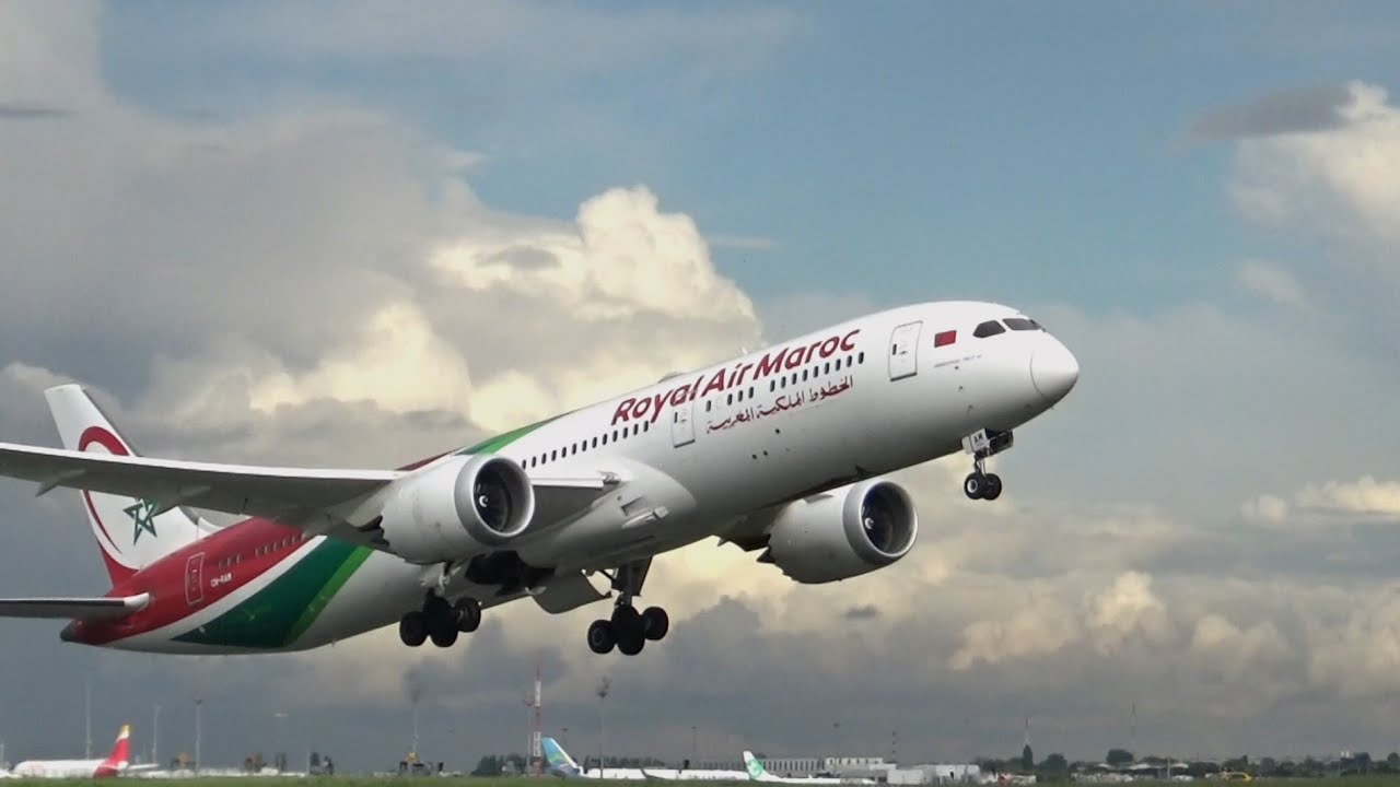 4K A roport Paris Orly D collage air France royal Air Maroc 4K A roport Paris Orly D collage air France royal Air Maroc